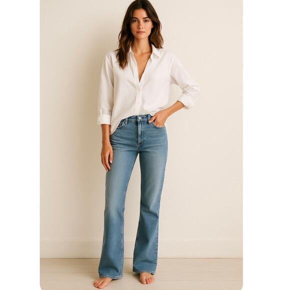 Gap Denim - Vintage GAP Bootcut Jeans 30 Waist Faded Medium Wash 90s Minimalist Y2K Classic